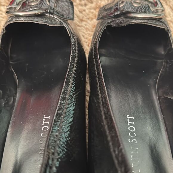 Karen Scott Black Patent Leather Heels Size 7.5M - Picture 11 of 13